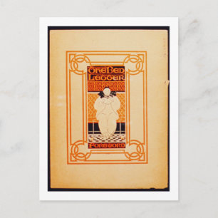 Frontispiece for 'One Red Letter' (colour litho) Postcard