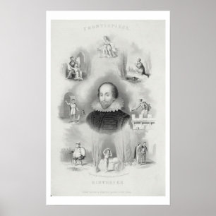 Frontispiece for the 'Histories', from 'The Comple Poster