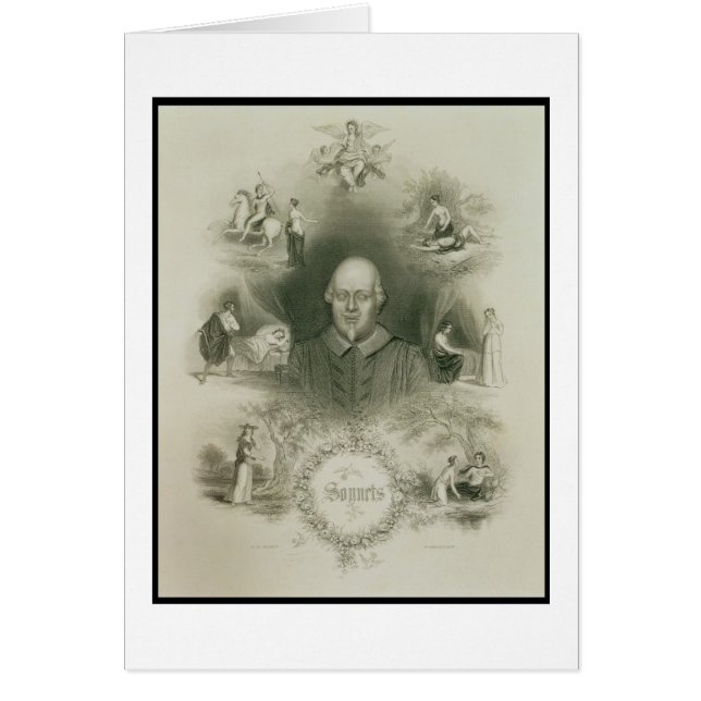 Frontispiece for the 'Sonnets', from 'The Complete (Front)