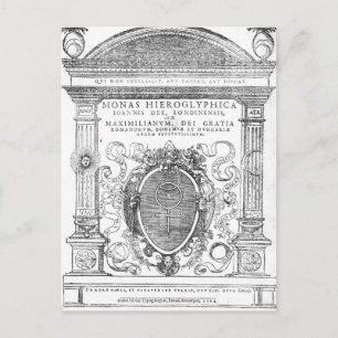 Frontispiece from 'Monas Hieroglyphica' Postcard
