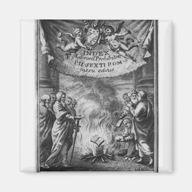 Frontispiece of 'Index Librorum Prohibitorum' Magnet (Front)