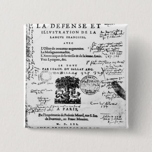 Frontispiece of 'La Defence et Illustration 15 Cm Square Badge
