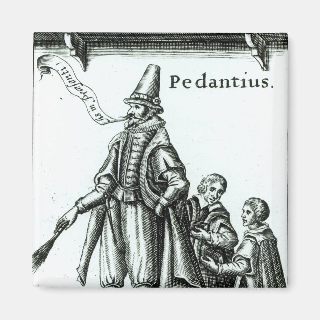 Frontispiece of 'Pedantius' Magnet (Front)