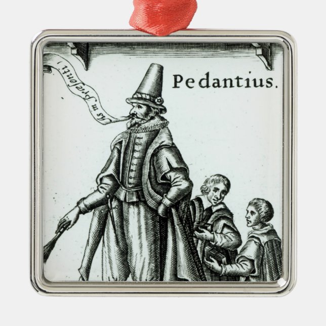 Frontispiece of 'Pedantius' Metal Tree Decoration (Front)