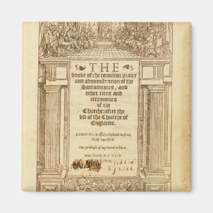 Frontispiece of 'The Book of Common Prayer' Magnet
