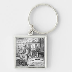 Frontispiece of 'The Housekeeper's Instructor' Key Ring