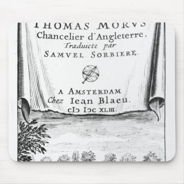 Frontispiece, 'The Utopia of Thomas More' Mouse Pad (Front)
