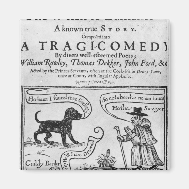 Frontispiece  "The Witch of Edmonton Magnet (Front)