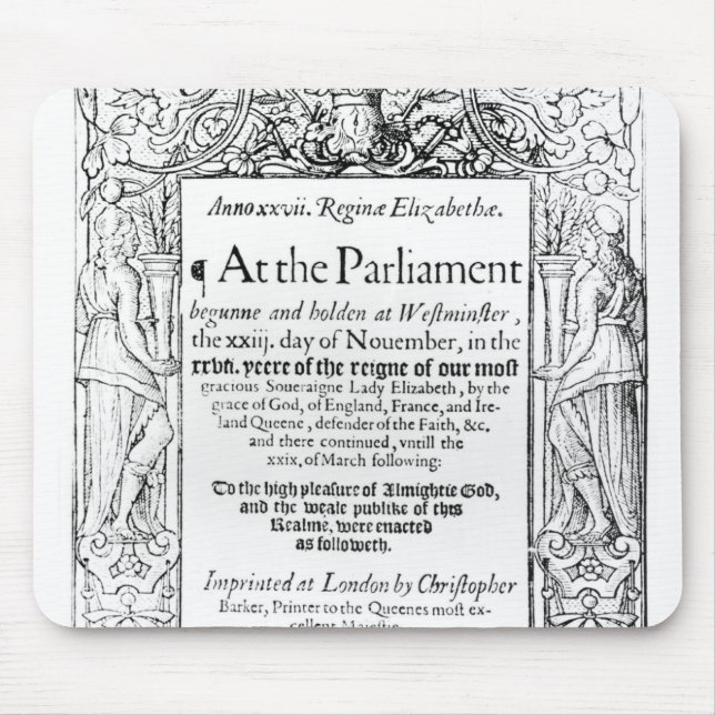 Frontispiece to an account of parliament mouse pad (Front)