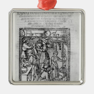 Frontispiece to an Italian cook book Metal Tree Decoration
