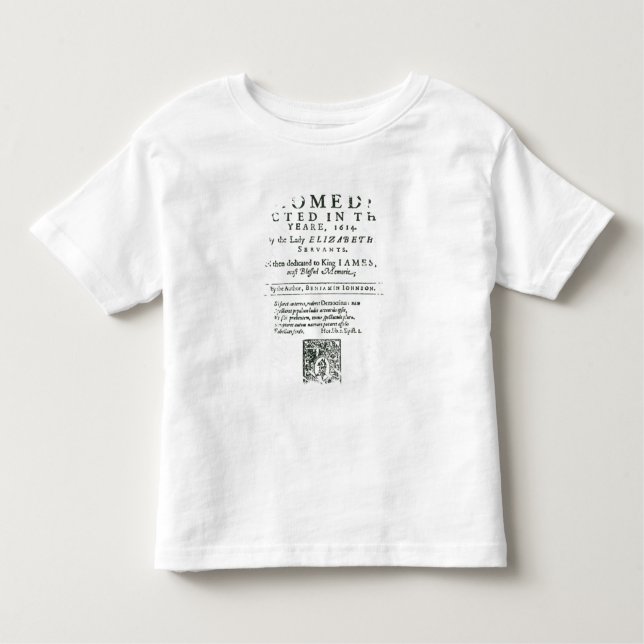Frontispiece to 'Bartholomew Fair' Toddler T-Shirt (Front)
