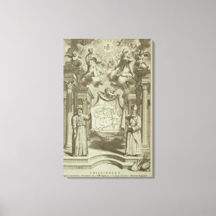 Frontispiece to 'China Illustrated' by Athanasius Canvas Print