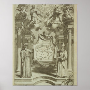 Frontispiece to 'China Illustrated' by Athanasius Poster