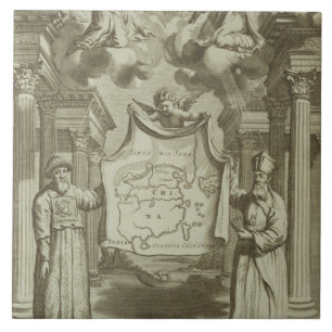Frontispiece to 'China Illustrated' by Athanasius Tile