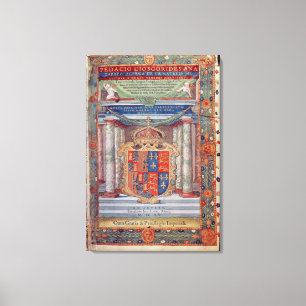 Frontispiece to Dioscorides Canvas Print