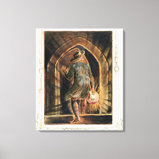 Frontispiece to 'Jerusalem' (Bentley Copy E) 1804- Canvas Print (Front)