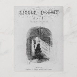 Frontispiece to 'Little Dorrit' by Charles Postcard