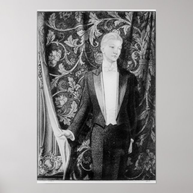 Frontispiece to 'The Picture of Dorian Grey' Poster (Front)