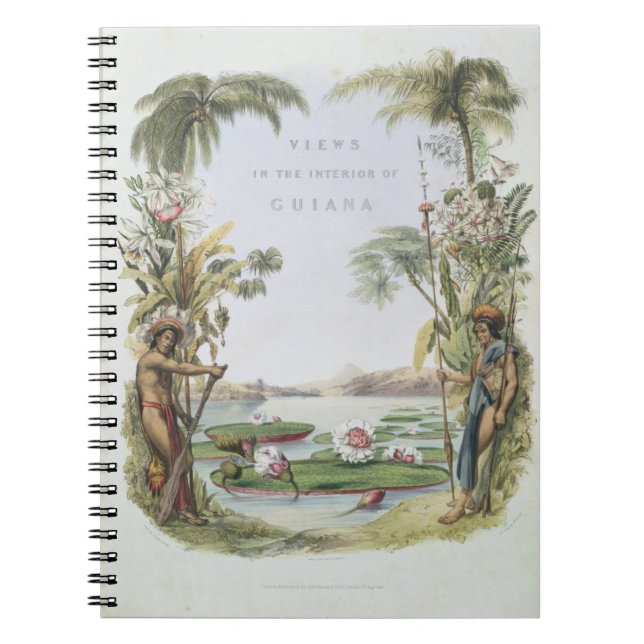 Frontispiece to 'Views in the Interior of Guiana', Spiral Notebook (Front)