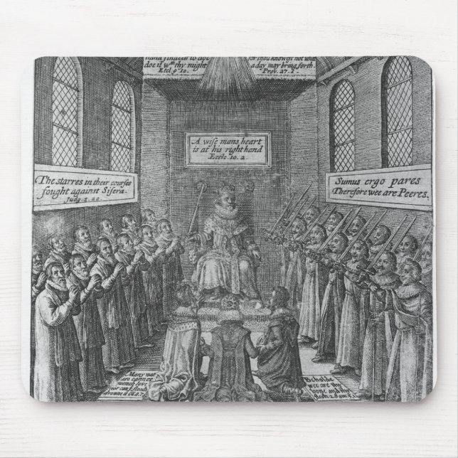 Frontispiece to 'Vox Regis' by Thomas Scott Mouse Pad (Front)