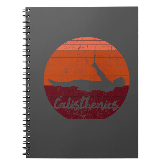 frontlever, calisthenics, street workout notebook (Front)