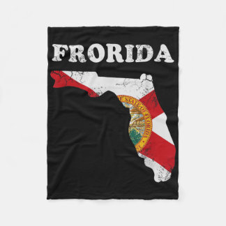 Frorida Trump Florida  Fleece Blanket