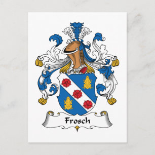 Frosch Family Crest Postcard