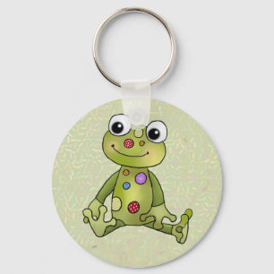 Frosch mit Punkten  Key Ring