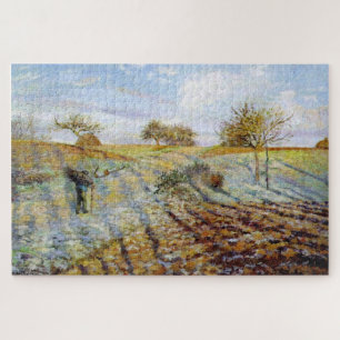 Frost (1873) by Camille Pissarro Jigsaw Puzzle