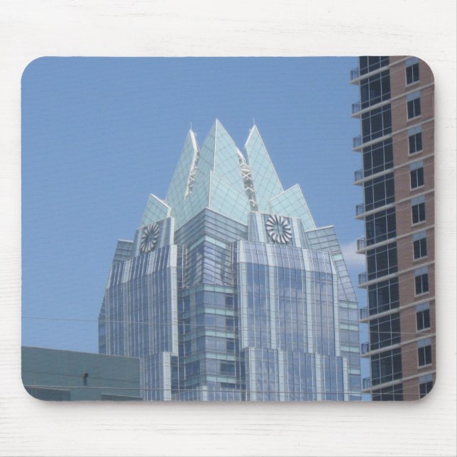 Frost Bank Building Austin, Texas Mouse Pad (Front)