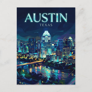 Frost Bank Tower USA Postcard