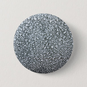 frost closeup on car window 6 cm round badge