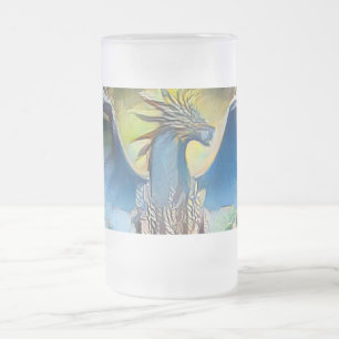 Frost Dragon Frosted Glass Beer Mug