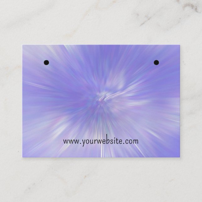 Frost Explosion Earring Display Card (Front)