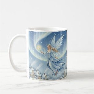 Frost Fairy Christmas Mug – Elegant Icy Wings