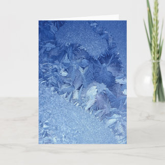 Frost Feathers Greeting Card