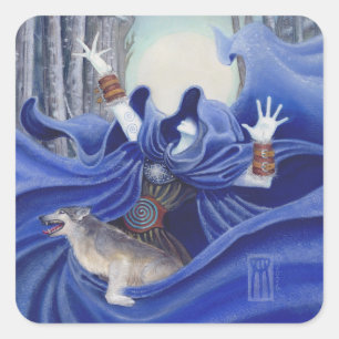 Frost Mage Square Sticker