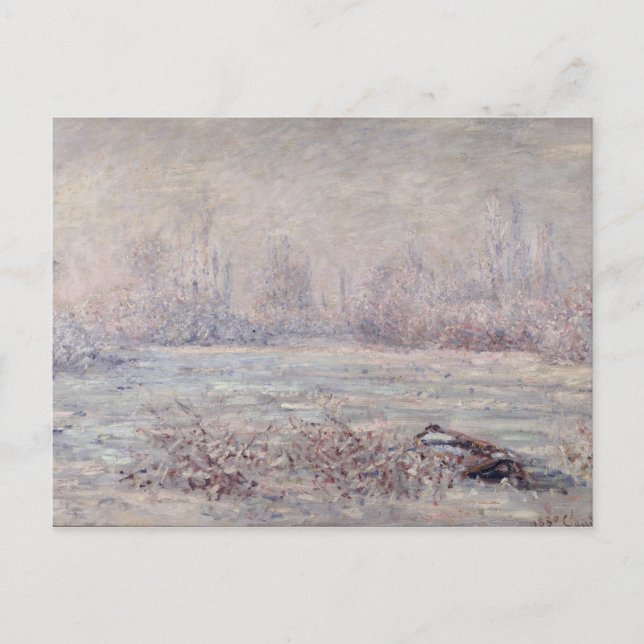 Frost near Vetheuil, 1880 Postcard (Front)