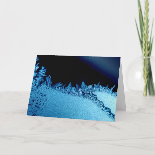 Frost on a Window Card (Front)