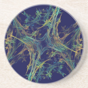 Frost Series-6--- Blue Multi Coaster 1 of