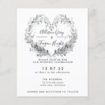 Frost Wedding Invitation<br><div class="desc">This timeless,  romantic design features a floral bouquet with soft colours and botanical accents. All aspects of this design can be edited (font,  text size,  or floral accents moved/removed) to fit your needs. Please contact me if you need help with this design.</div>