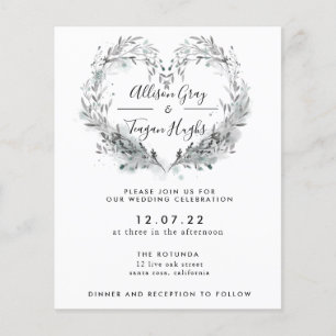 Frost Wedding Invitation   Budget Flyer