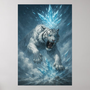 Frost White Tiger – Emperor of the Frozen Realm – Poster