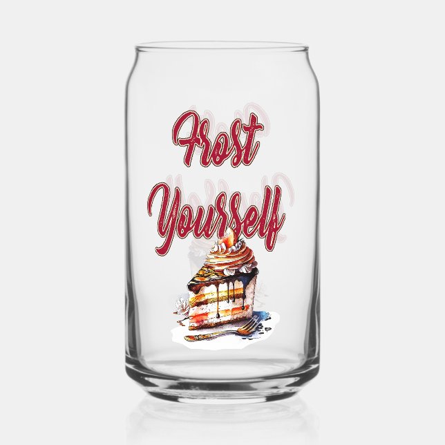 Frost Yourself Can Glass (Front)