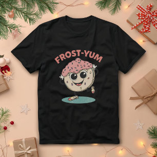 Frost-yum – Funny Christmas Cookie Pun  Tri-Blend Shirt