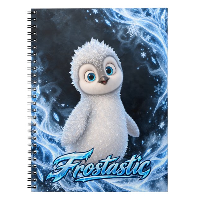 Frostastic Frosty the Ice Penguin Notebook (Front)