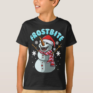 Frostbite Snowman Vampire Christmas Funny Xmas T-Shirt