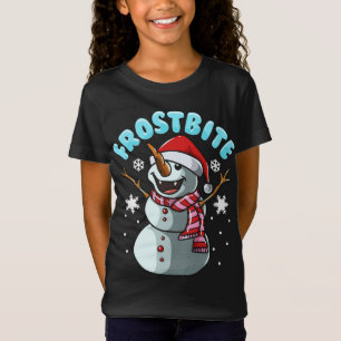 Frostbite Snowman Vampire Christmas Funny Xmas T-Shirt