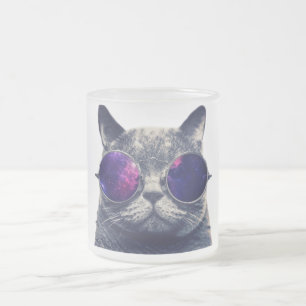 Frosted 10 oz Frosted Glass Mug