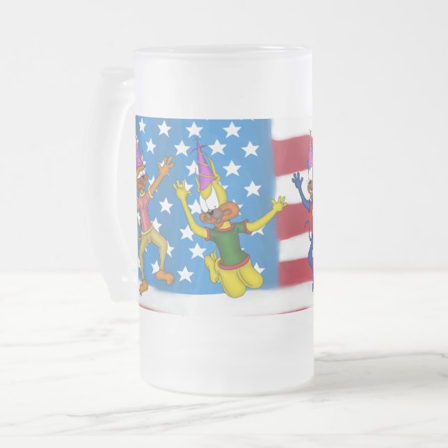 Frosted Beer Mug (Front Left)